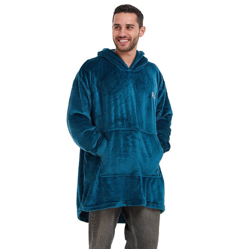 Snuggs Blanket Hoodie Dark Petroleum